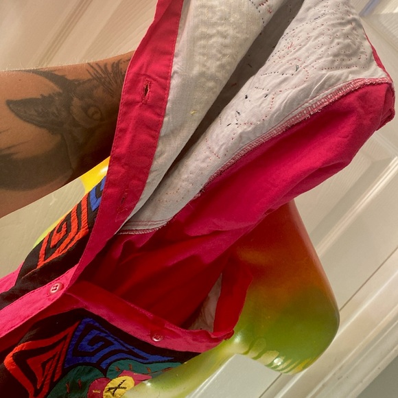 VINTAGE MY NAME IS PANAMA Buttoned Down Fun Rad Retro Vacation Beach Top - Picture 16 of 16